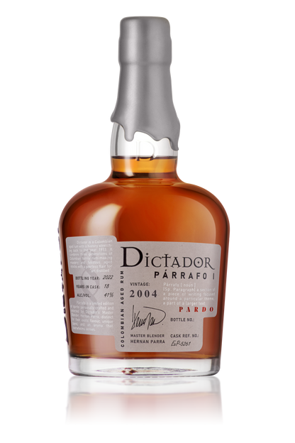 Rum Dictador Parrafo Pardo 2004